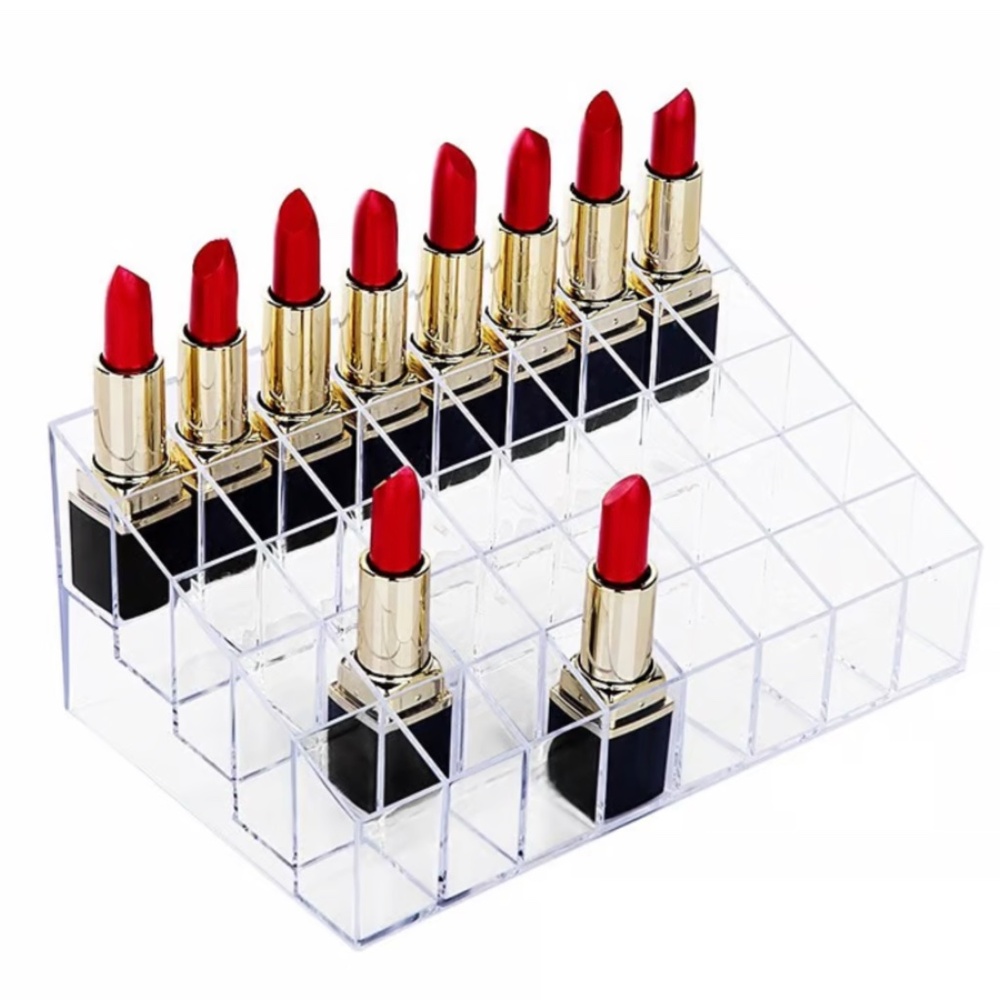 acrylic 40-slot lipstick holder